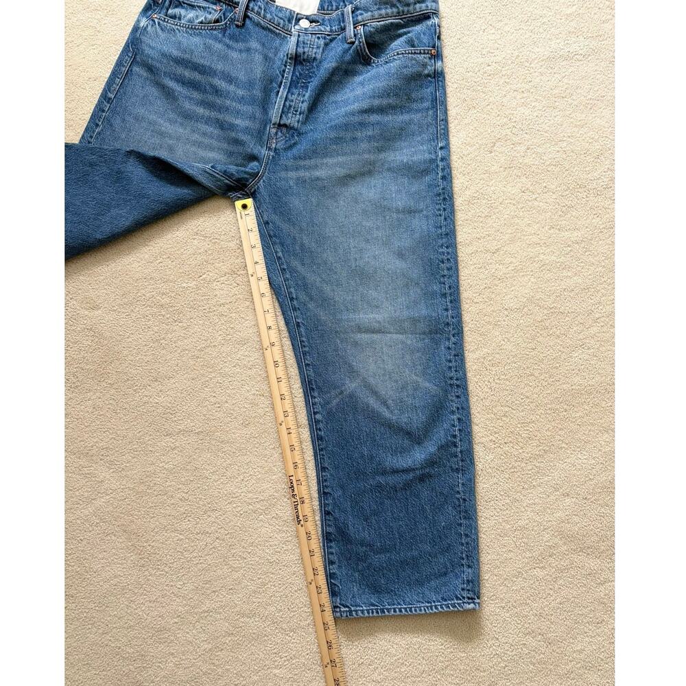 MOTHER The Ditcher Crop Hit The Ground Running Straight Leg Relaxed Fit Size 32 - Picture 6 of 8